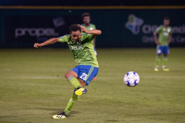 Sounders FC 2 midfielder Henry Wingo