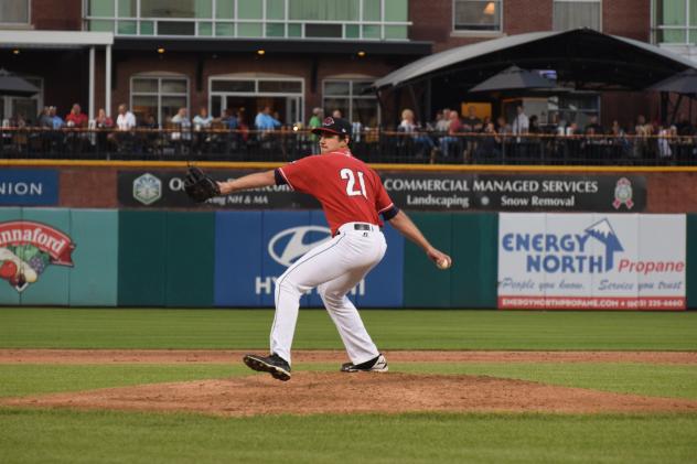 New Hampshire Fisher Cats pitcher Jordan Romano