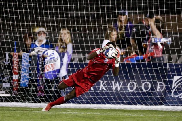 A diving save for Colorado Springs Switchbacks FC vs. Rio Grande Valley FC