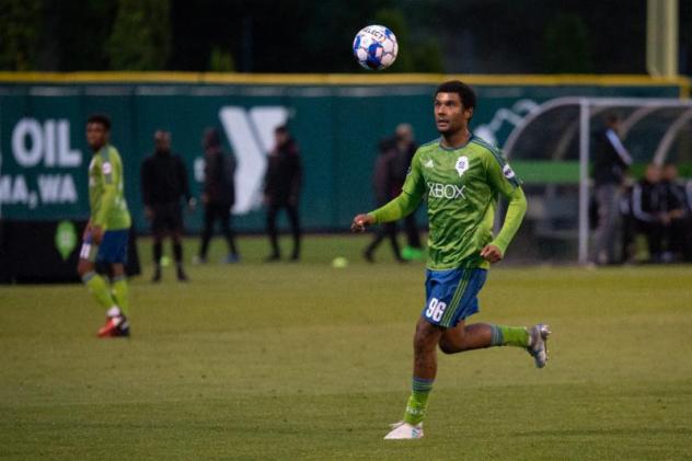 Jalen Markey made his first career start for Sounders FC 2