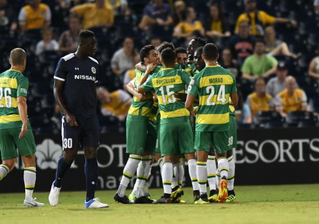 Tampa Bay Rowdies celebrate against Nashville City SC