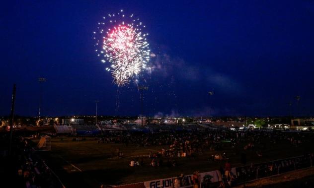 Colorado Springs Switchbacks FC fireworks