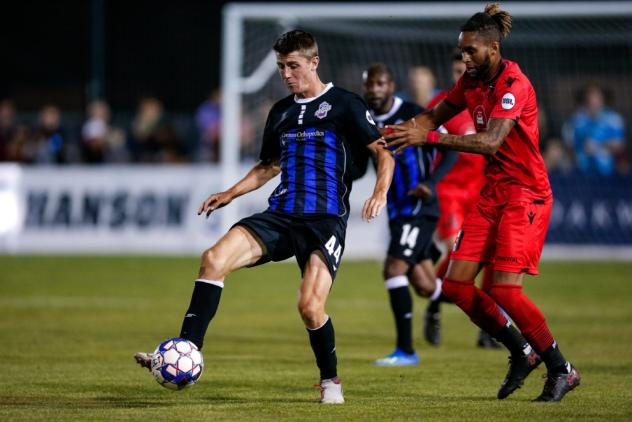 Jordan Burt of Colorado Springs Switchbacks FC vs. Phoenix Rising FC