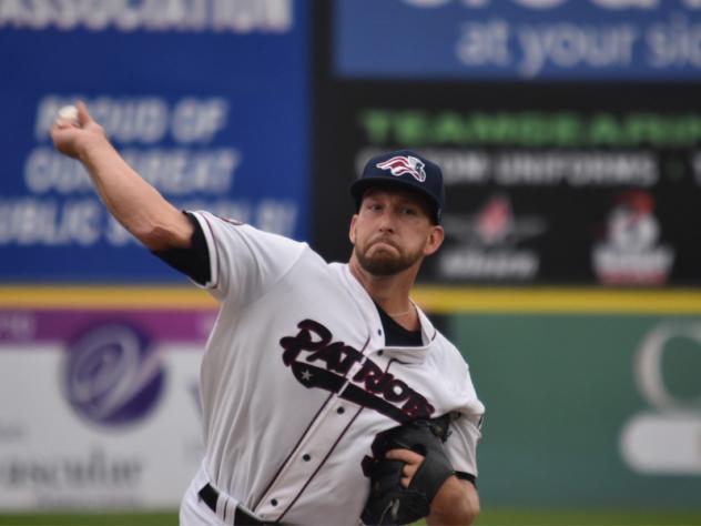 Somerset Patriots pitcher Bobby Blevins