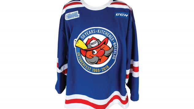 Kitchener Rangers Kitchener-Waterloo Oktoberfest jersey