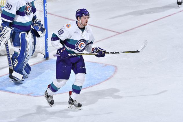 Forward Kyle Rankin with the Orlando Solar Bears