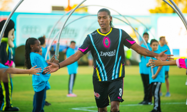 Las Vegas Lights FC defender Joel Huiqui