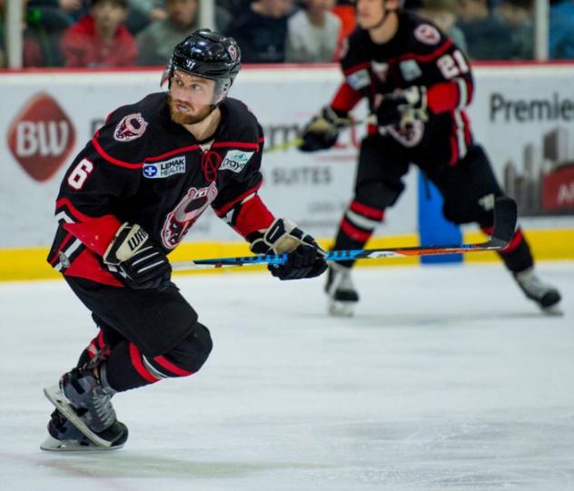 Birmingham Bulls forward Evan Schultz