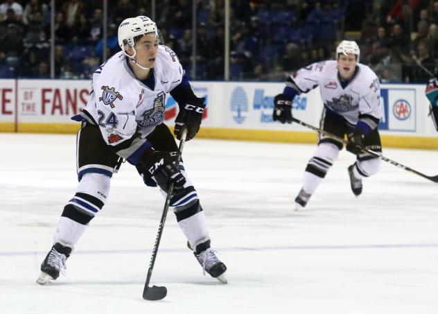 Forward Lane Zablocki with the Victoria Royals