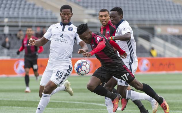 Ben Ofeimu of Bethlehem Steel FC vs. Ottawa Fury FC
