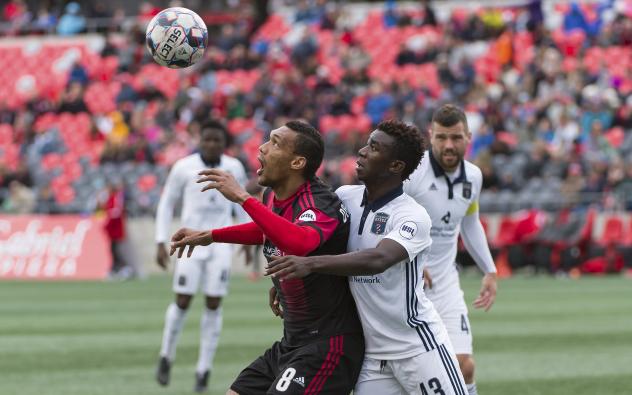 Prosper Chiluya of Bethlehem Steel FC vs. Ottawa Fury FC
