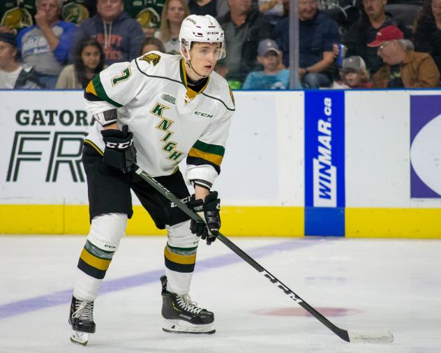 Vladislav Kolyachonok with the London Knights