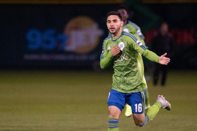 Sounders FC 2 midfielder Alex Roldan