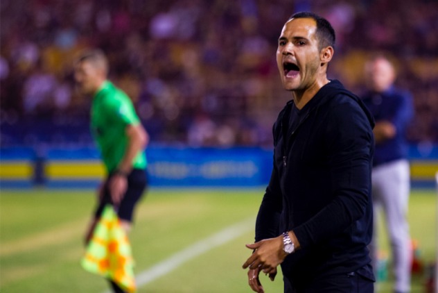 Las Vegas Lights FC head coach Isidro Sanchez