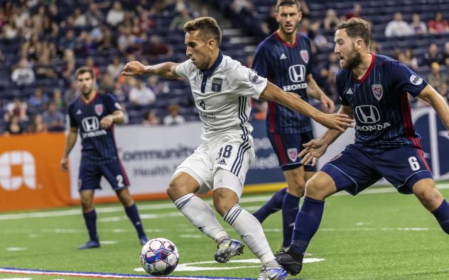 Santi Moar of Bethlehem Steel FC vs. Indy Eleven