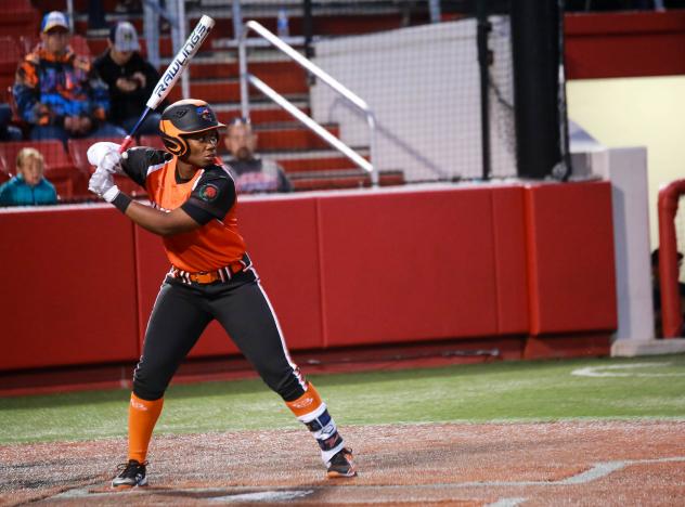 Chicago Bandits third baseman Nadia Taylor