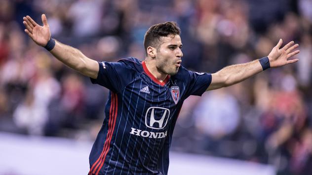 Indy Eleven forward Soony Saad