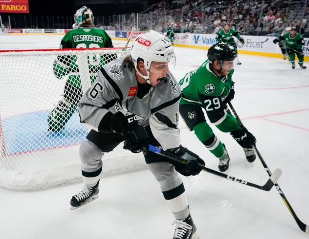 Forward Jared Thomas with the San Antonio Rampage