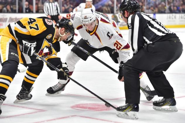 Cleveland Monsters and Wilkes-Barre/Scranton Penguins face off