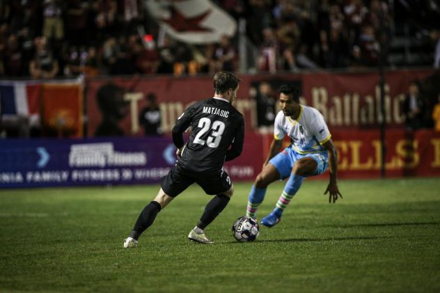 Jure Matjasic of Sacramento Republic FC vs. Las Vegas Lights FC