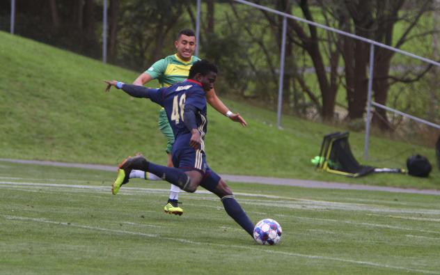 Michee Ngalina of Bethlehem Steel FC vs. the Tampa Bay Rowdies