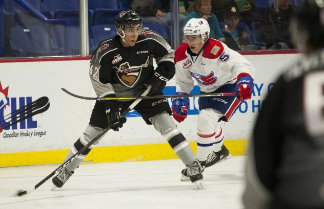 Vancouver Giants forward Justin Sourdif