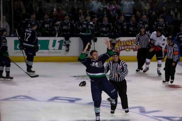Maine Mariners post-fight
