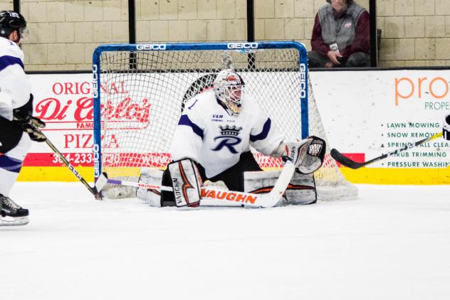 Goaltender John Muse with the Reading Royals