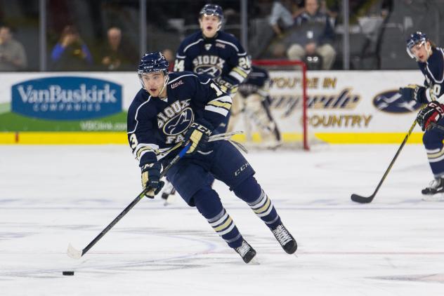 Cooper Marody with the Sioux Falls Stampede