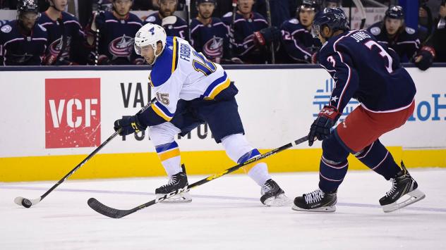 Robby Fabbri with the St. Louis Blues