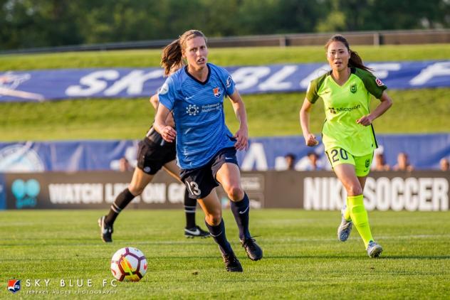 Sky Blue FC defender Rebekah Stott