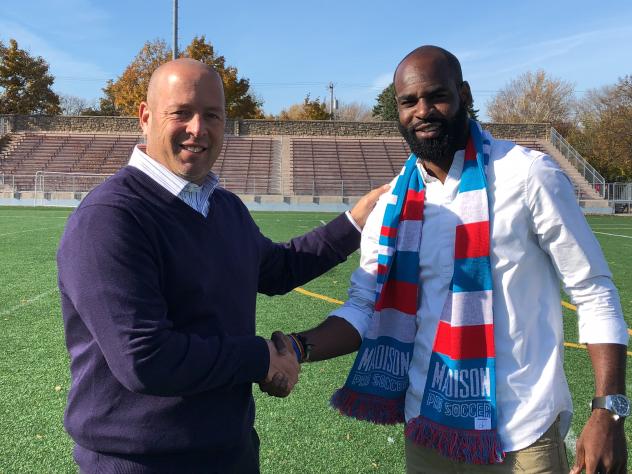 Don Smart and Peter Wilt of Madison Pro Soccer