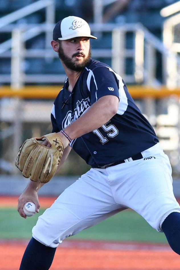 Brazos Valley Bombers pitcher Austin Hendrix