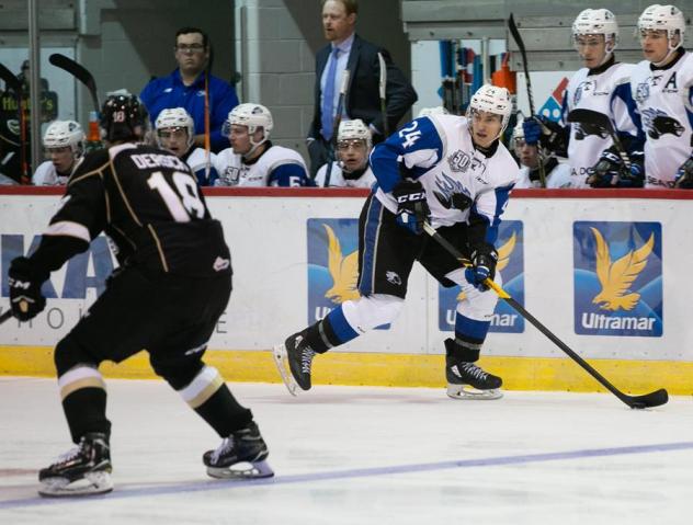 Saint John Sea Dogs LW James White vs. the Charlottetown Islanders
