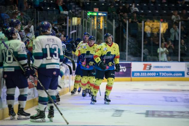 Florida Everblades take the ice in SpongeBob SquarePants uniforms