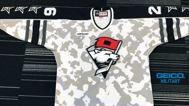 Charlotte Checkers Military Appreciation jersey
