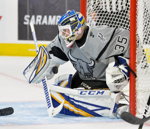 San Antonio Rampage goaltender Ville Husso