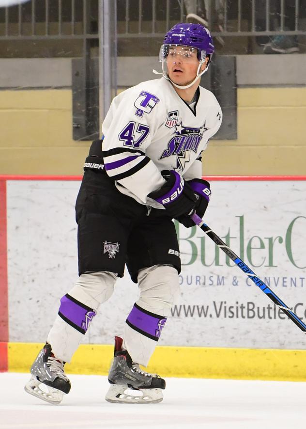 Tri-City Storm defenseman Ruben Rafkin