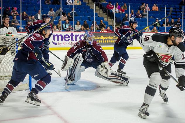Tulsa Oilers goaltender Devin Williams