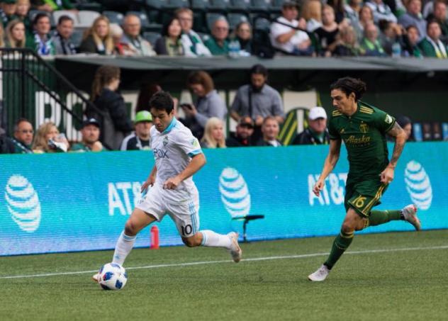 Seattle Sounders FC take on the Portland Timbers on August 26