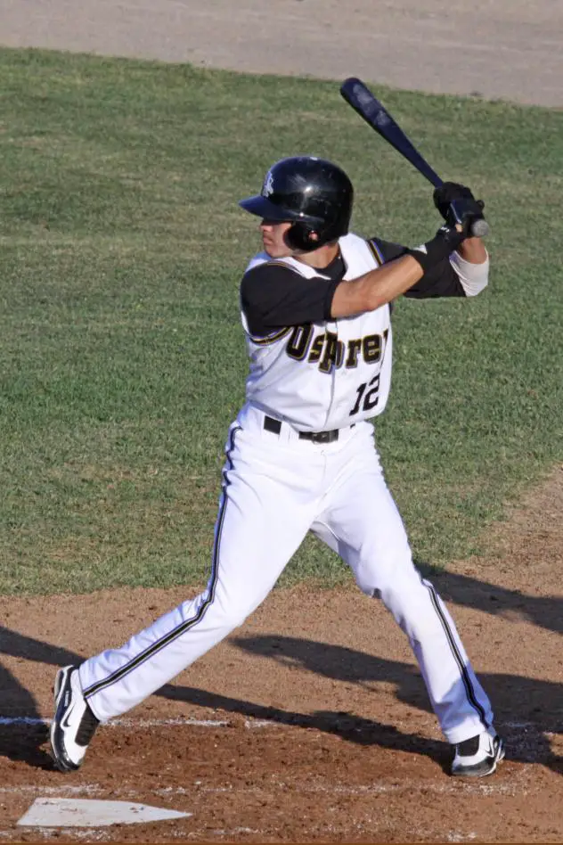 Outfielder Ender Inciarte at bat for the 2009 Missoula Osprey
