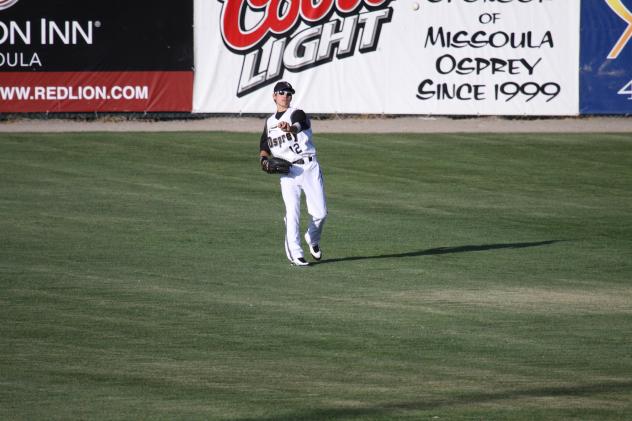 Outfielder Ender Inciarte with the Missoula Osprey in 2009