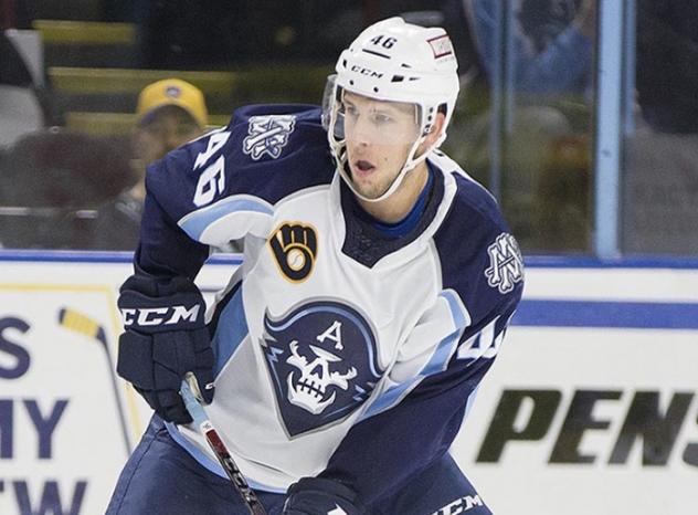 Matt Donovan with the Milwaukee Admirals