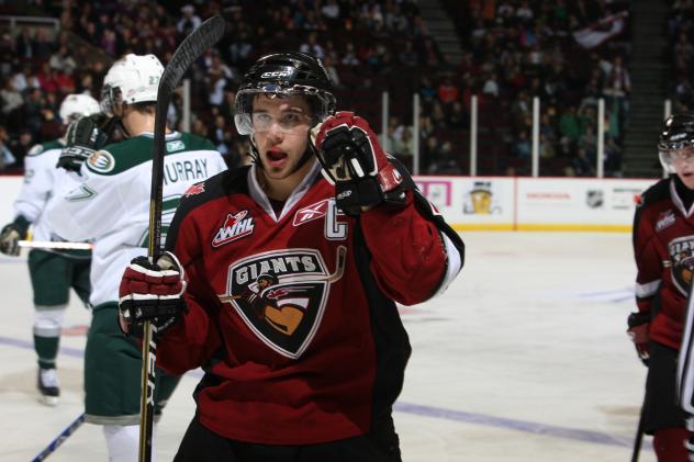 Craig Cunningham with the Vancouver Giants