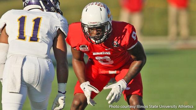 DB La'Darius Newbold with Illinois State University