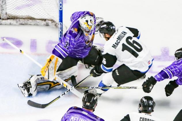 Wichita Thunder forward Mark MacMillan against the Utah Grizzlies