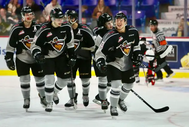 Vancouver Giants in a good mood against the Prince George Cougars