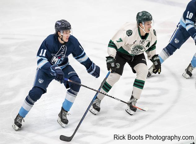 Cedar Rapids RoughRiders defenseman Kyle Looft