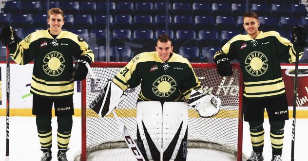 Vancouver Giants 1946 retro White Spot jerseys