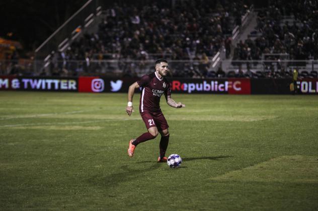 Emrah Klimenta with Sacramento Republic FC